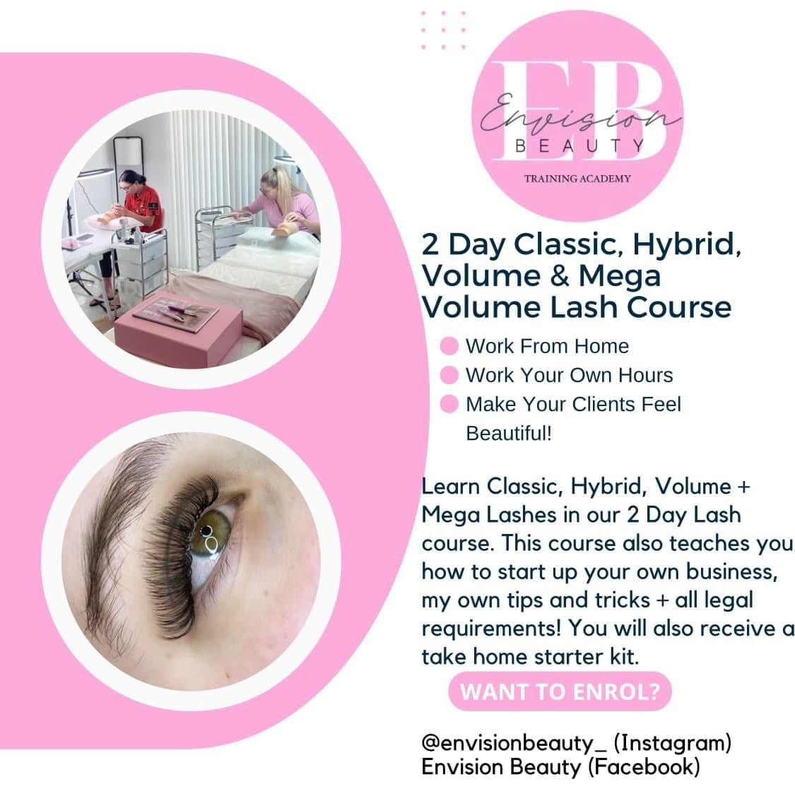-2 Day IN PERSON Eyelash Extension Course (SALE ON NOW)