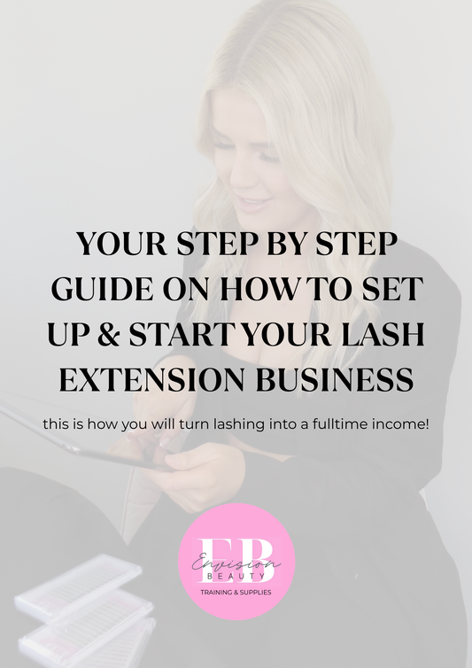 .FREE How to set up your lash business guide