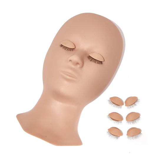 Mannequin Head with removable eyes (+ 3 extra pairs of eyes!)